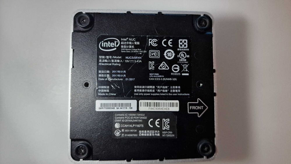 Mini PC Intel NUC5i5RYH i5-5250U / 8GB RAM / SSD 256GB / WiFi / Bluetooth
