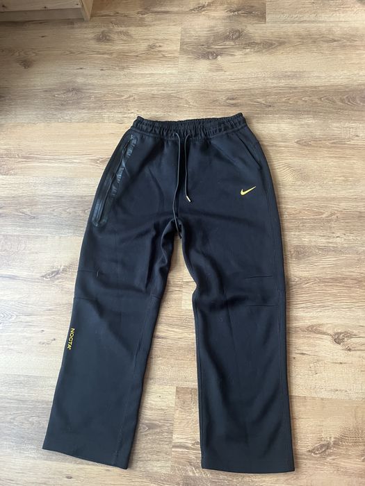 Czarne spodnie dresowe nike jordan nocta drake baggy vintage