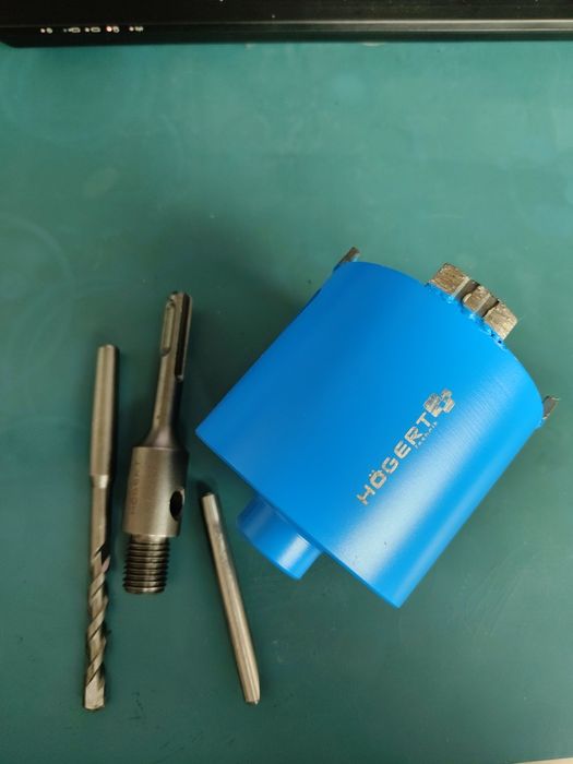 Otwornica diamentowa koronka hogert 82mm + adapter HT6D470