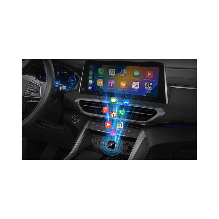 Adapter bezprzewodowy CarPlay Android Auto UISJL Plug & Play 5GHz WiFi