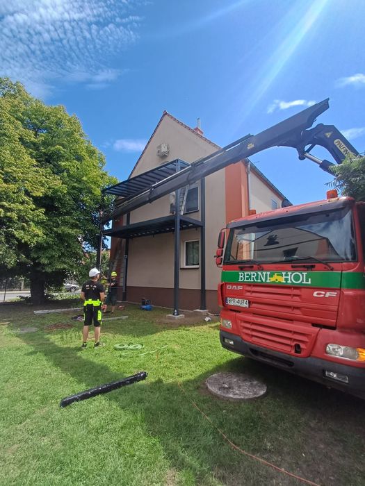 HDS 40 T 36 m usługi dźwigowe transportowe niskopodwoziowe platforma