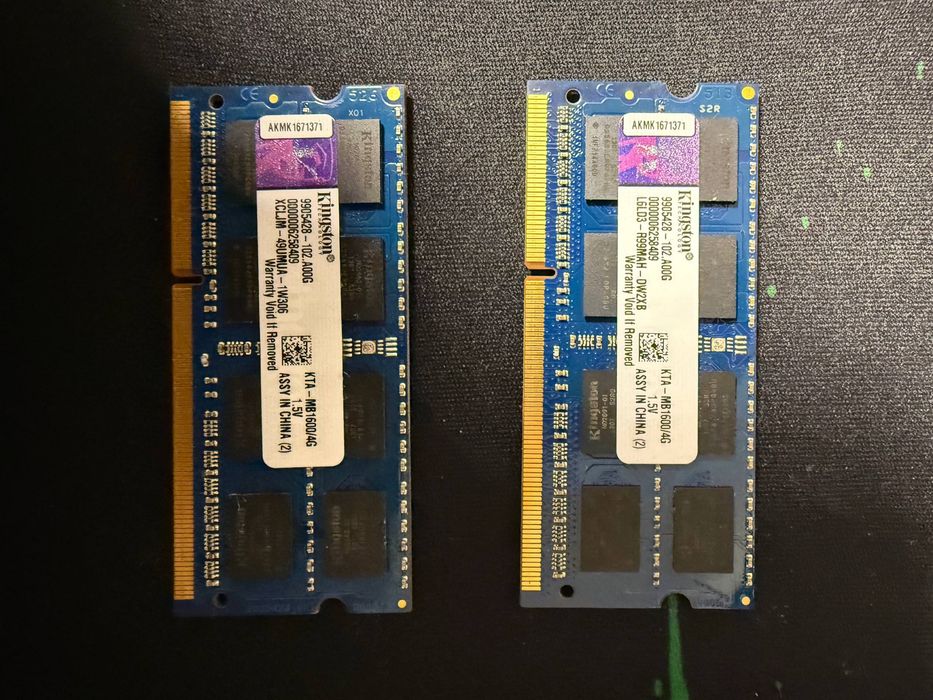Комплект оперативної пам'яті Kingston DDR3 8GB (2x4GB) 1600MHz SO-DIMM для ноутбука