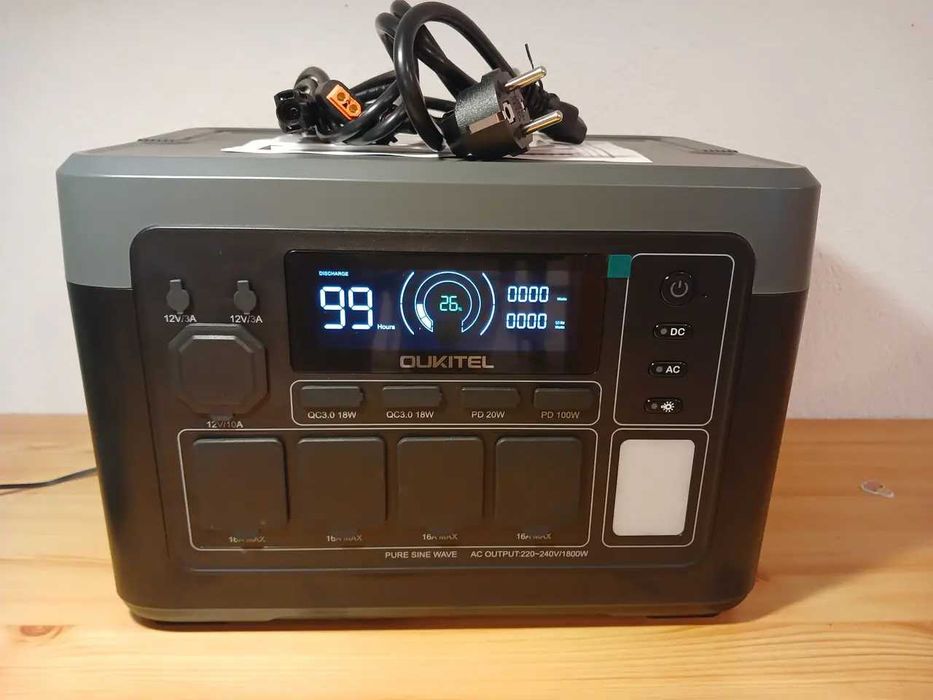 Зарядна станція OUKITEL P1000E Plus 1800 Вт/1024 Вт·год