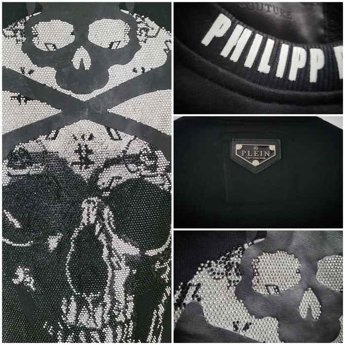 Bluza Philipp Plein logo Skull Wyprzedaż