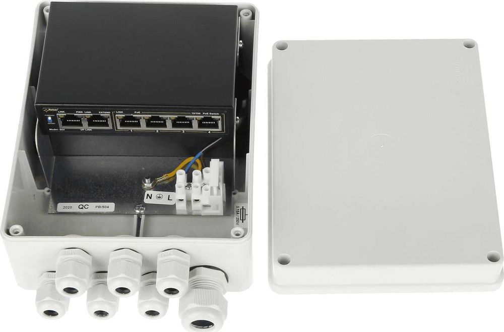 Switch Pulsar S64H + zestaw montażowy na słup do kamer OZB2 do kamer