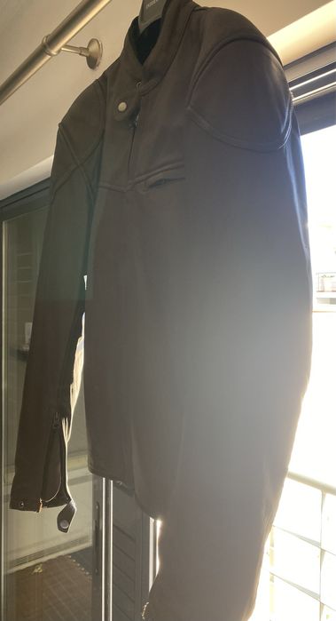 Casaco de Pele Motard com protecção Tamanho M