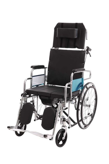 Інвалідний візок з туалетом сталевий MED1-KY608GC-51