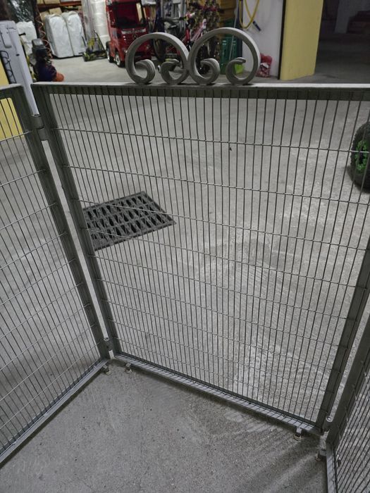 Grelha de proteção para lareira salamandra recuperador