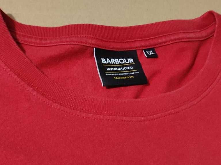 koszulka tishirt BARBOUR INTERNATIONAL klatka 62 64 - 124 128 2XL