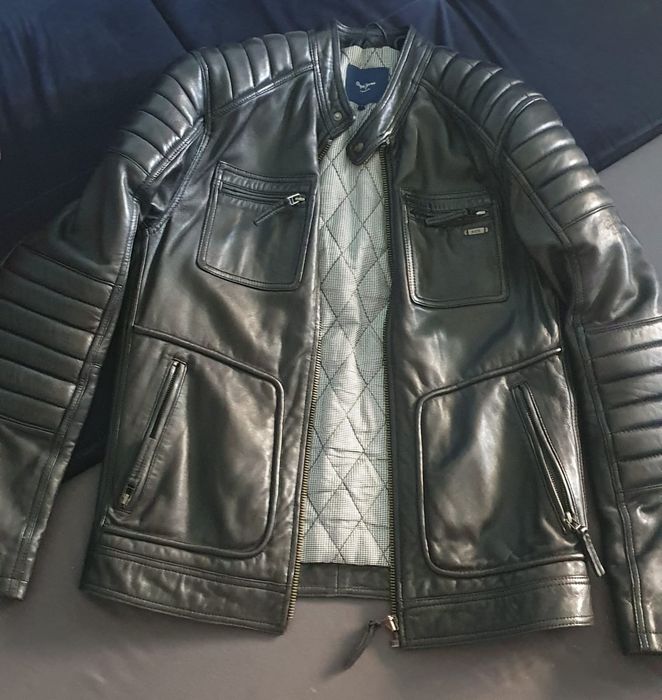 Kurtka skórzana męska Pepe Jeans
