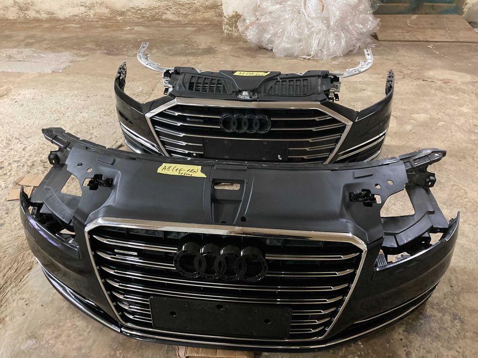 Бампер Установочная панель радиаторы Морда в сборе AUDI А8D4 14