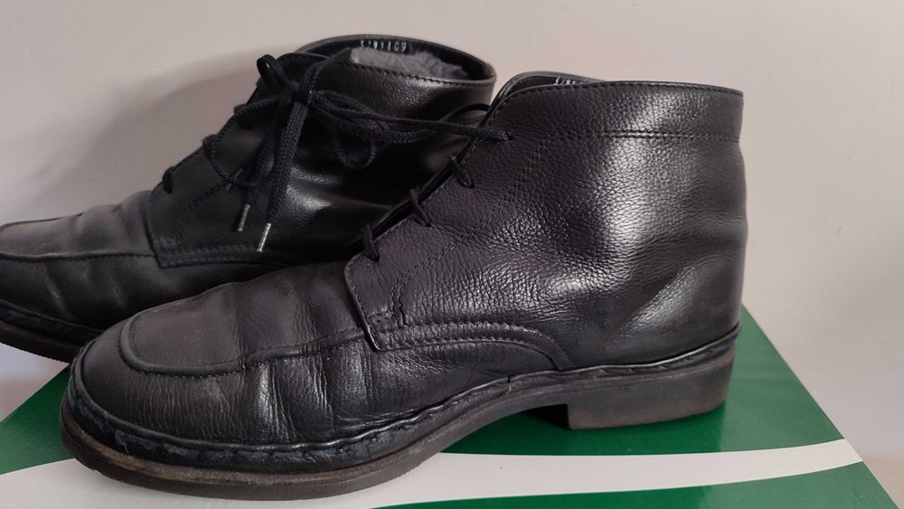 Сапоги чоловічі зимові з натуральної шкіри на овчині