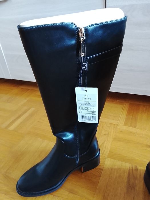 Botas mulher cano alto