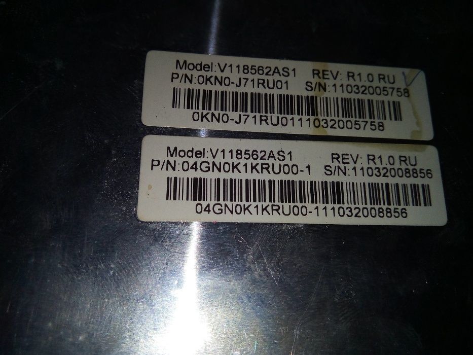 Клавиатура для ноутбука Asus 04GN0K1KRU00-1, V118562AS1, 0KN0-J71RU01