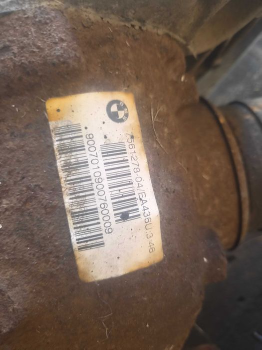 Tylny most bmw e90 e91 e92 e93 335i 3.46