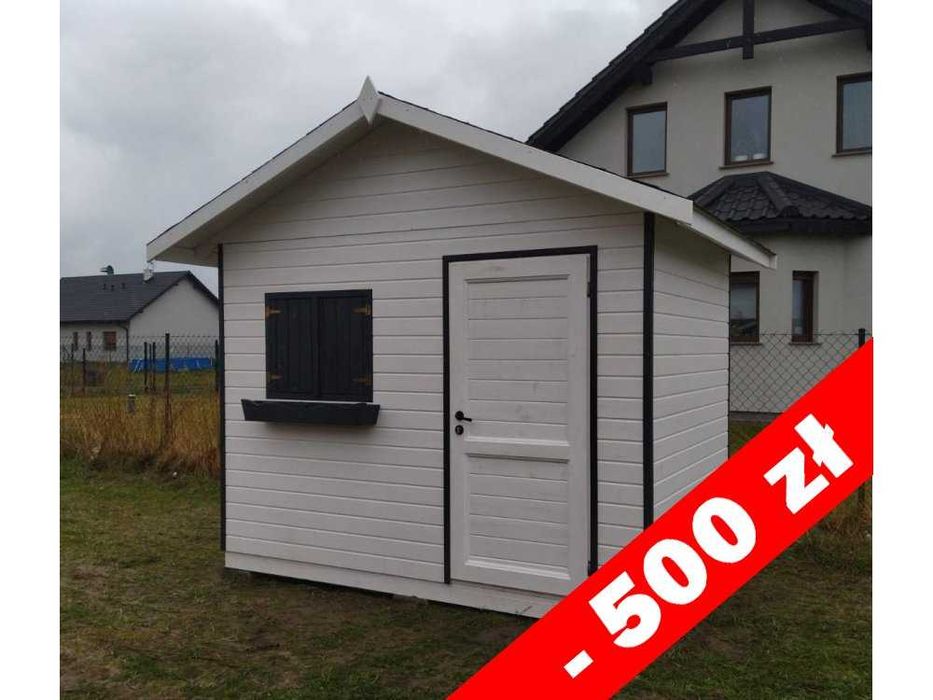 Domek drewniany narzędziowy,gospodarczy,ogrodowy,magazyn,taras, 3x2m