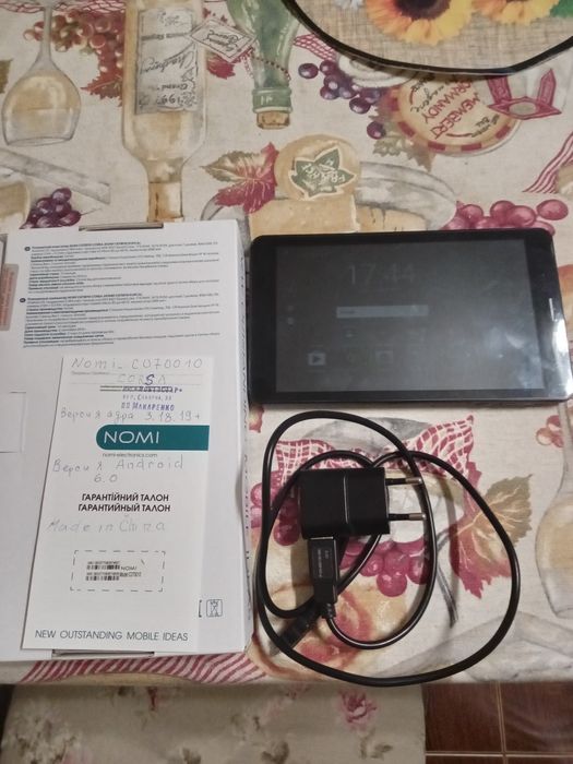 Планшет работает