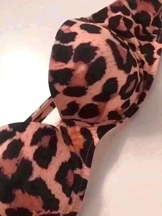 Nowe bikini panterka strój kąpielowy stringi brazyliany 36