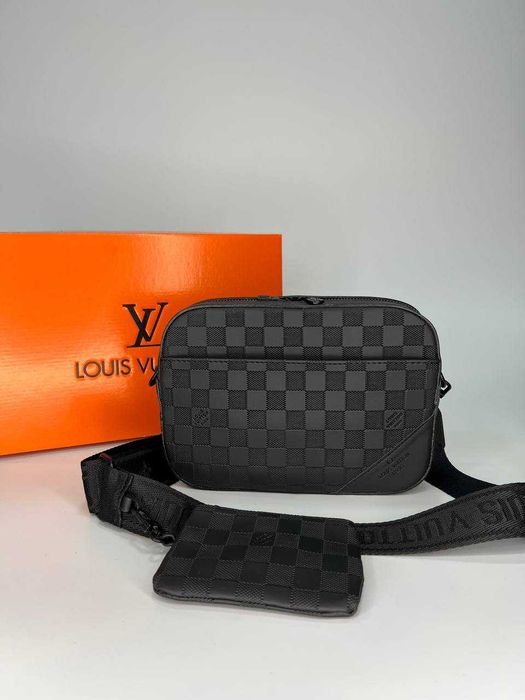 Сумка мужская Louis Vuitton LV через плечо, сумка мессенджер Луи