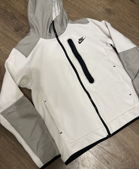 Кофта Nike Tech Fleece Overlay Fz Beige р. S