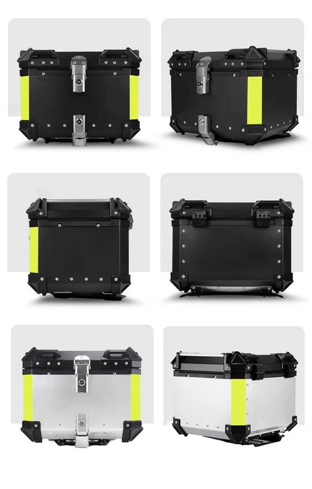 Top case alumínio 45 L / 55 L / 65 L moto cafe racer