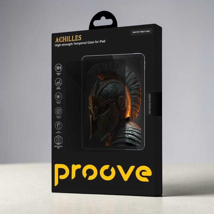 Захисне скло для iPad 11 (2025) / iPad 10.9 (2022) | Proove Achilles (АПЛІКАТОР) | НОВЕ | ПРЕМІУМ | АВТОПОКЛЕЙКА | ВЕЛИКА НАЯВНІСТЬ !