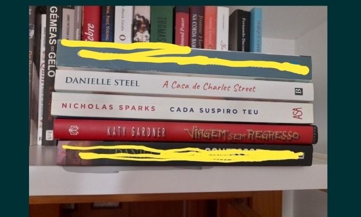 Vários livros como novos