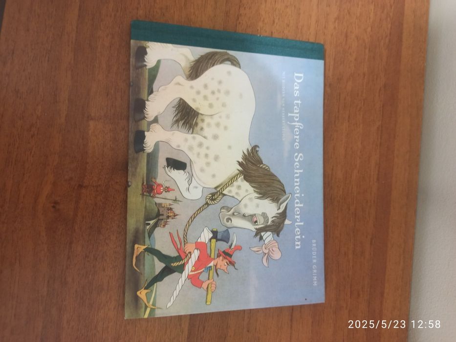 Книга на немецком языке Храбрый портняжка