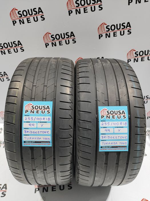 2 pneus semi novos 255-40R18 Bridgestone 99Y  - Oferta dos Portes  dos