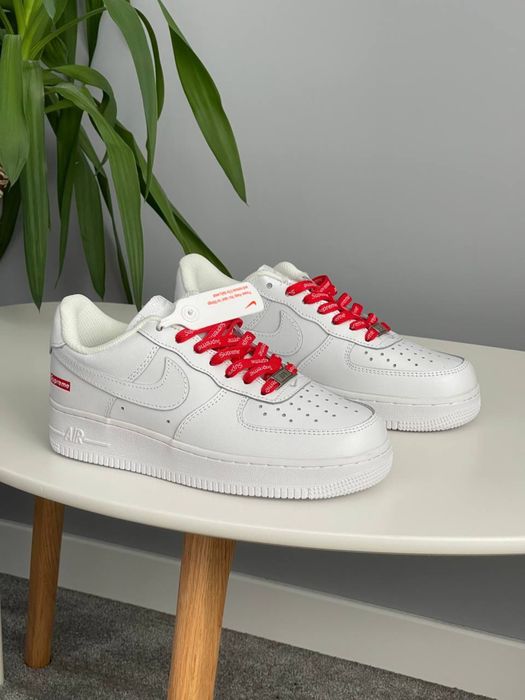 Кросівки Nike Air Force 1 Low Supreme White | 36-45 Нові