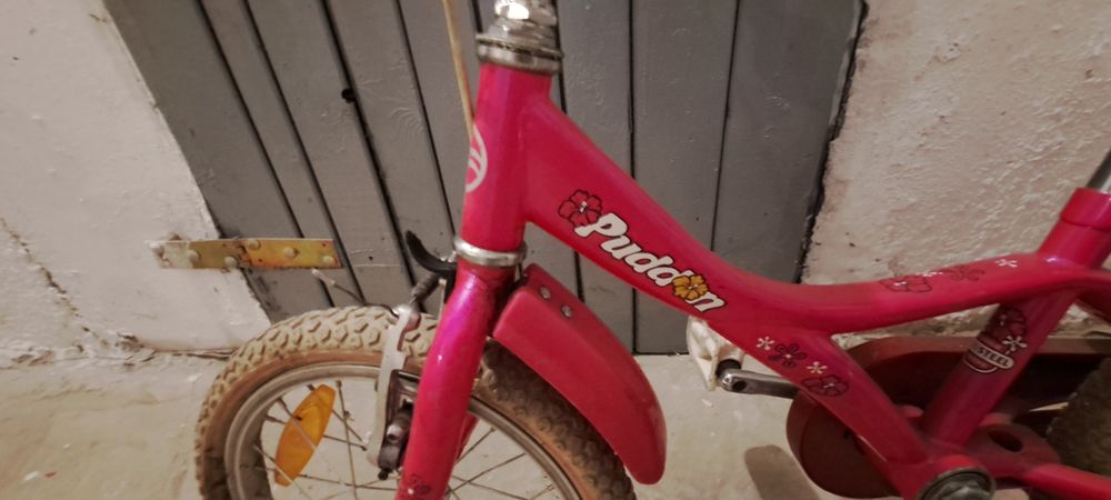 Rowerek dziecięcy, różowy