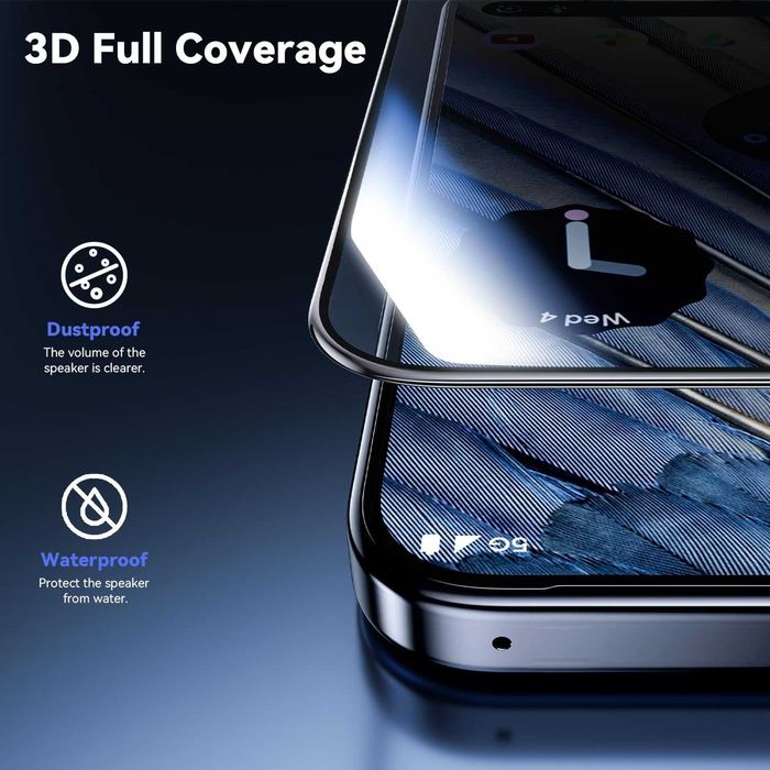 Премиальное защитное стекло Hoerrye к Pixel 9, 9 Pro, 10, 10 Pro, 11, 11 Pro (комплект 2 шт. + установочная рамка)