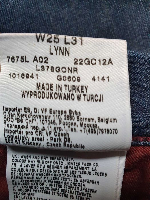 Spodnie LEE LYNN W25 L31