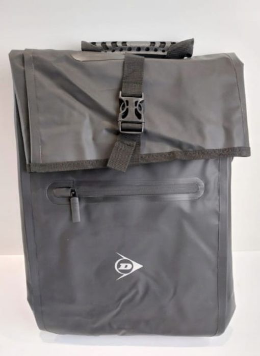 Sakwa Plecak Torba rowerowa na tył bagażnika 4w1 25L Czarna DUNLO