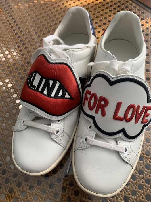 Sneakers Blind Fir Love Patch Web White Leather