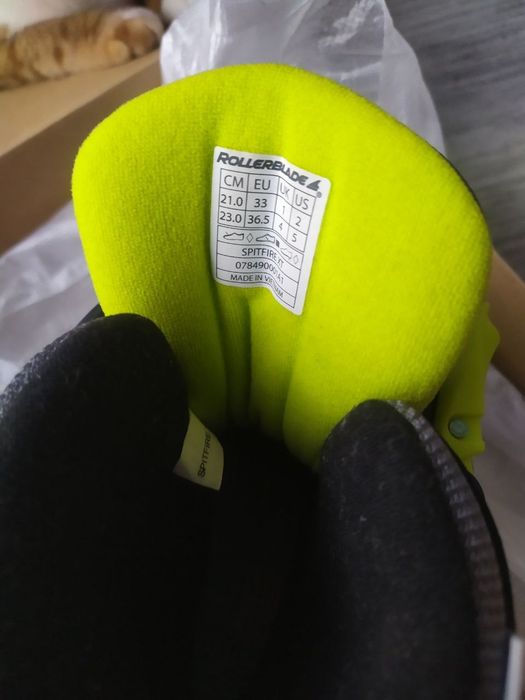 Роликовые коньки Rollerblade Spitfire XT регулируемый размер 33-36.6