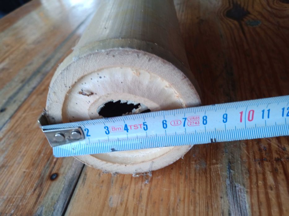 Rurka bambusowa naturalna do akwarium, grota, schowek  terrarium itd.