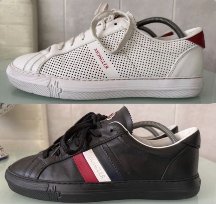 2 Pares de Ténis Moncler New Monaco EU 43 Originais