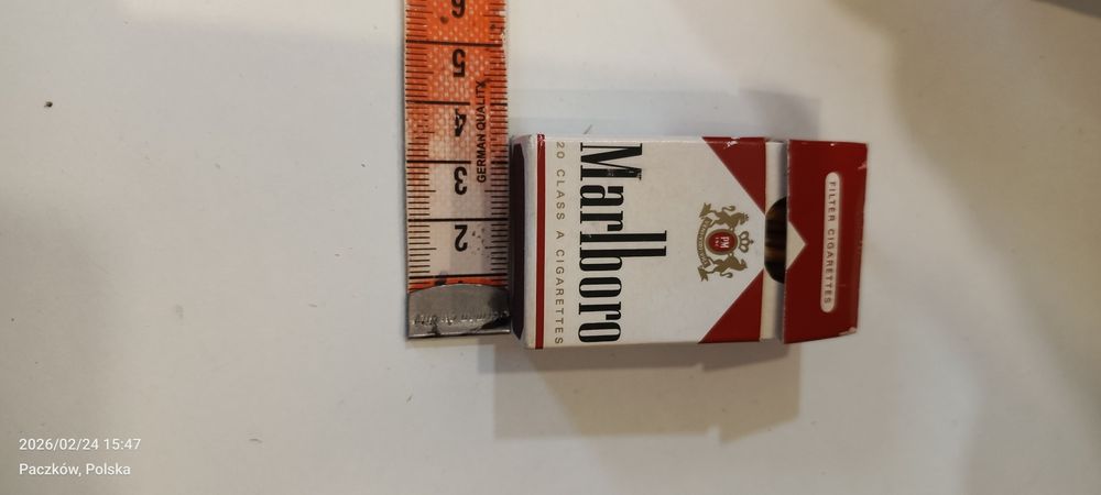 Zapałki marlboro. Prl