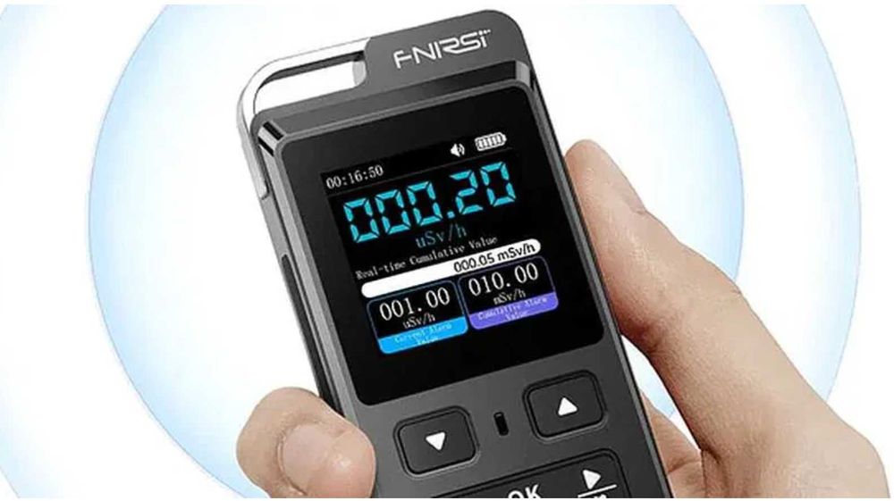 FNIRSI GC-02 лічильник Гейгера, дозиметр радіаційного випромінювання
