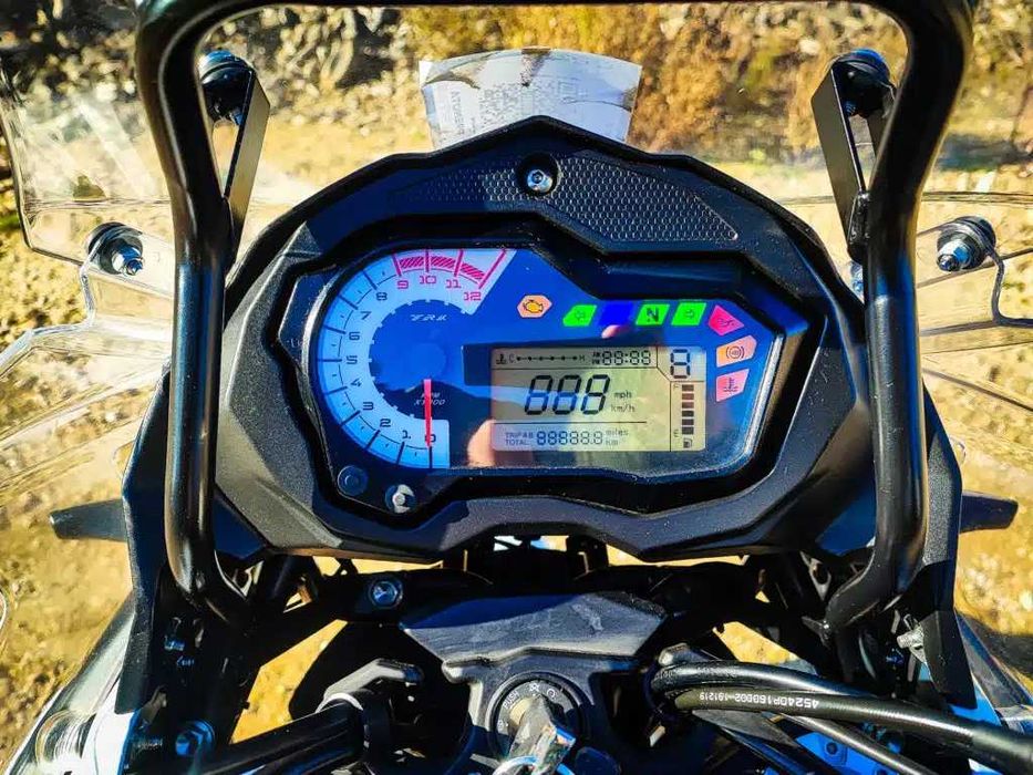 Benelli 502 semi-nova, pouca usada