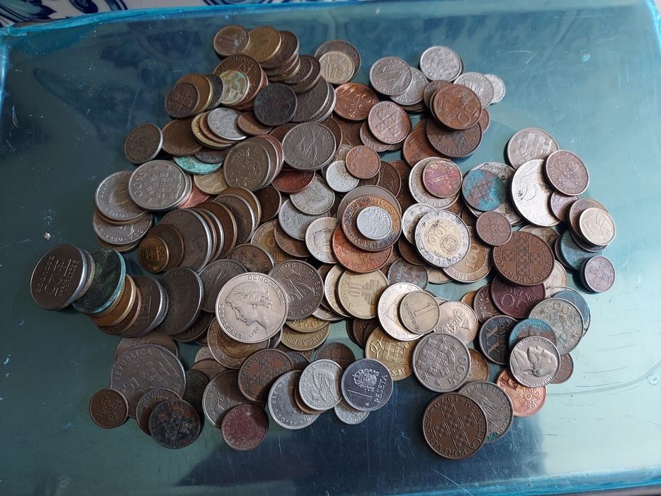 Lote moedas vários 1kg