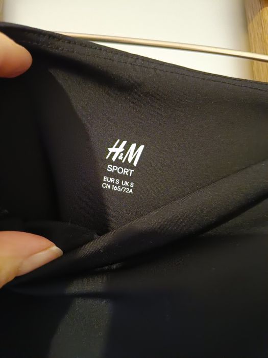 Sportowe legginsy modelujące pośladki h&m S nowe