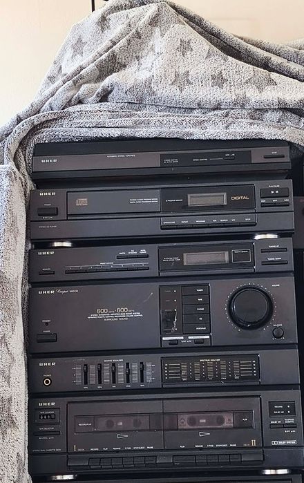 Wieża korektor adapter wzmacniacz CD MOCNA