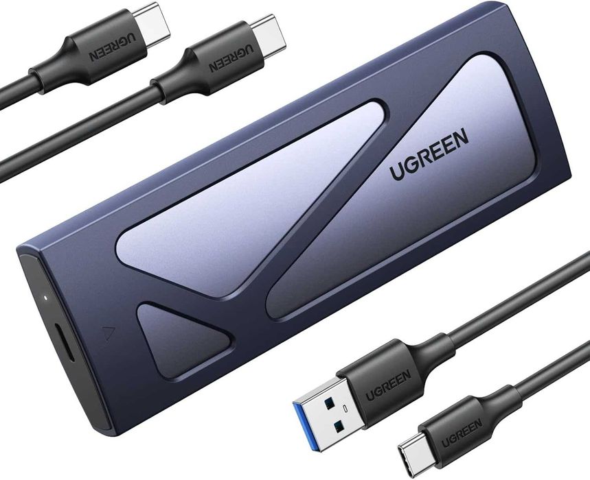 UGREEN Capa M.2 NVMe caixa SSD M2 com UASP USB C 3.2 Gen 2 10 Gbps (NOVO)