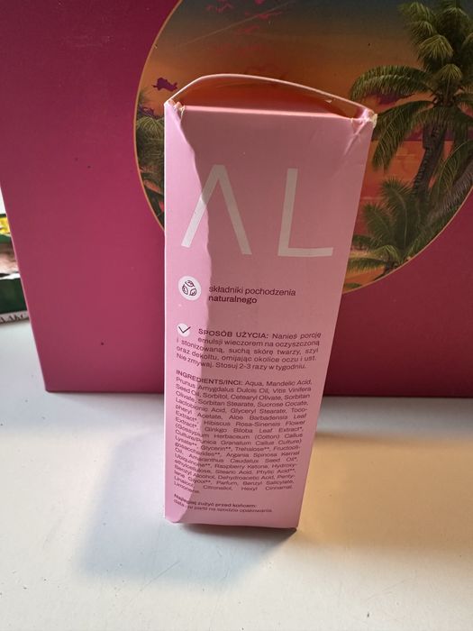 aloesove pink peeling do twarzy