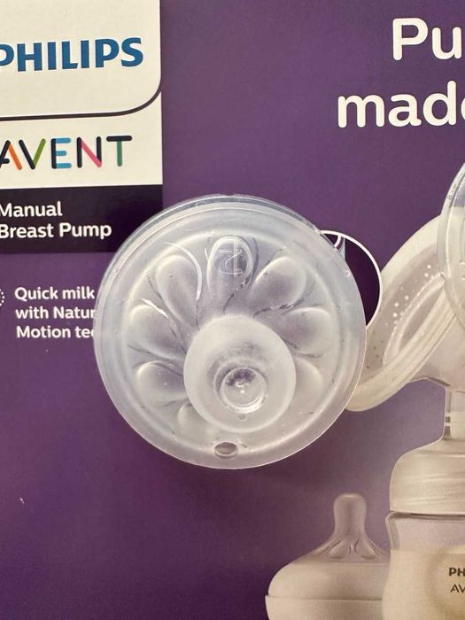 Молоковідсмоктувач Philips Avent механічний (ручний), пляшечка, соска 2,3,4 потіків