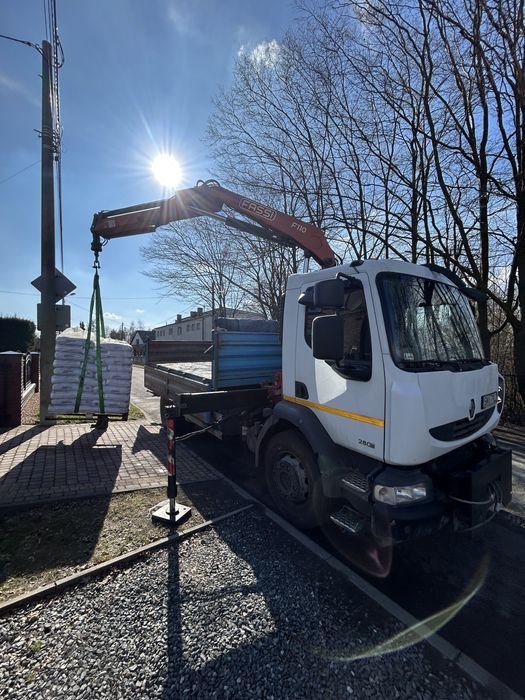 Usługi transportowe hds transport węgla kruszyw koparka