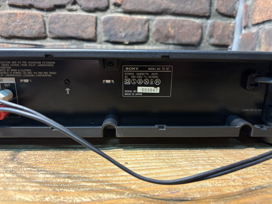 Magnetofon Sony TC S7