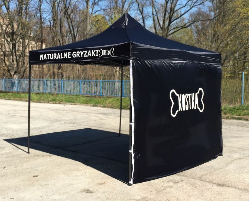Namiot HANDLOWY, REKLAMOWY 2x3m z nadrukiem stalowy